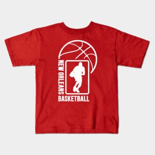 New Orleans Basketball 02 Kids T-Shirt